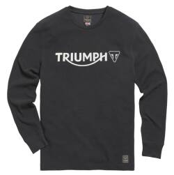 TRIUMPH BETTMANN Long Sleeve WAFFLE BLACK T-SHIRT M